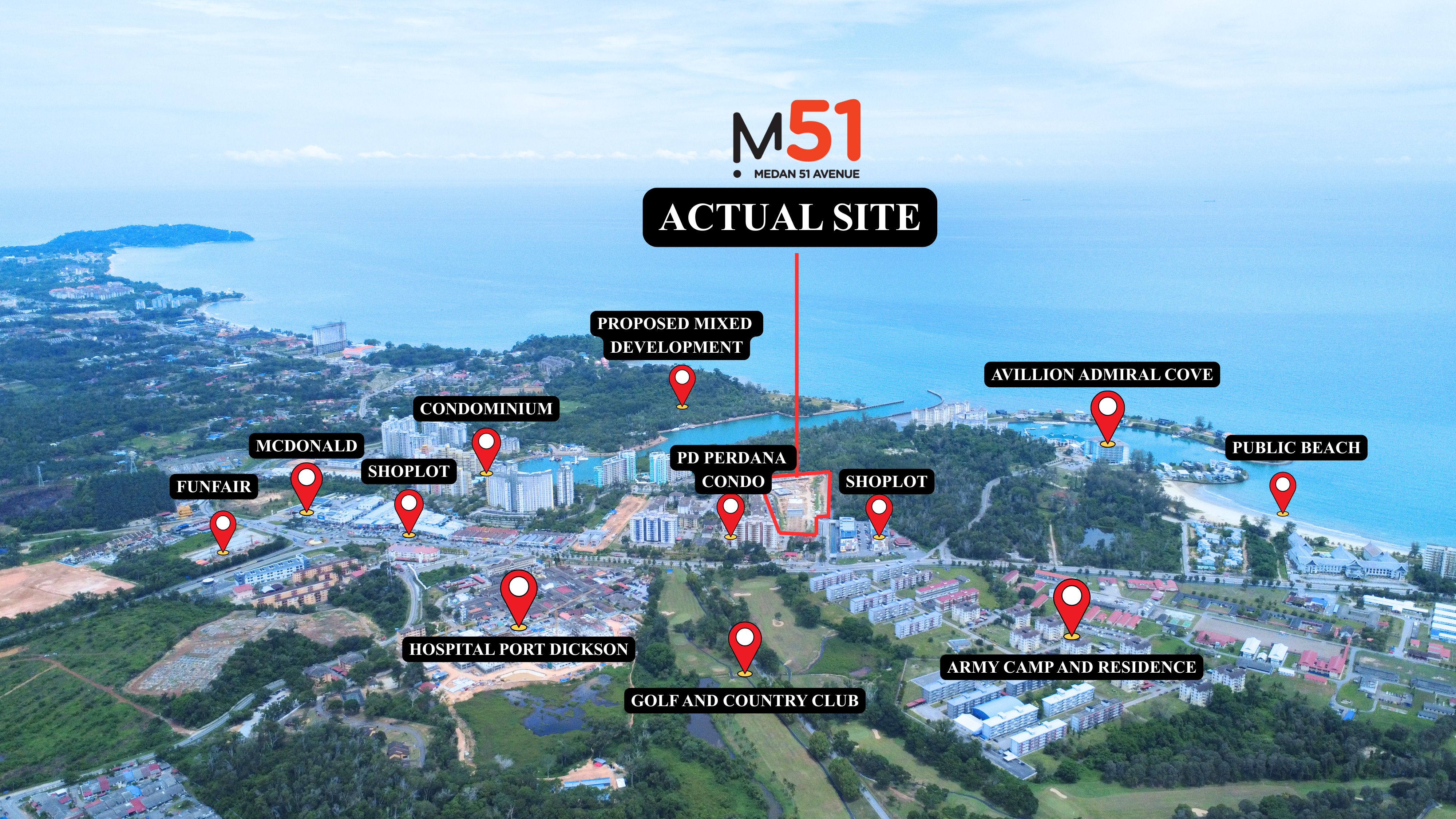 M51 Avenue strategic location